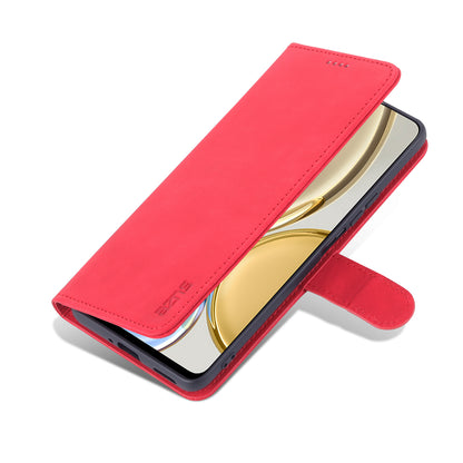 AZNS PU Leather Phone Case for Honor X30 / X9 5G / Magic 4 Lite 5G Supporting Stand Anti-dust Shockproof Phone Cover Wallet