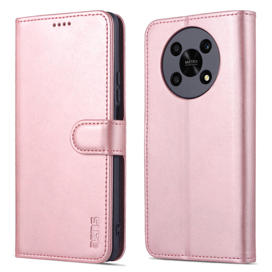 AZNS PU Leather Phone Case for Honor X30 / X9 5G / Magic 4 Lite 5G Supporting Stand Anti-dust Shockproof Phone Cover Wallet