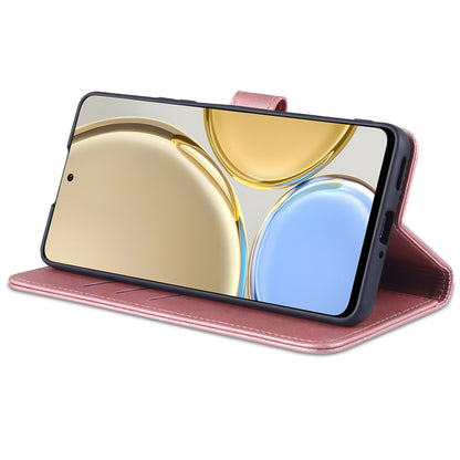 AZNS PU Leather Phone Case for Honor X30 / X9 5G / Magic 4 Lite 5G Supporting Stand Anti-dust Shockproof Phone Cover Wallet