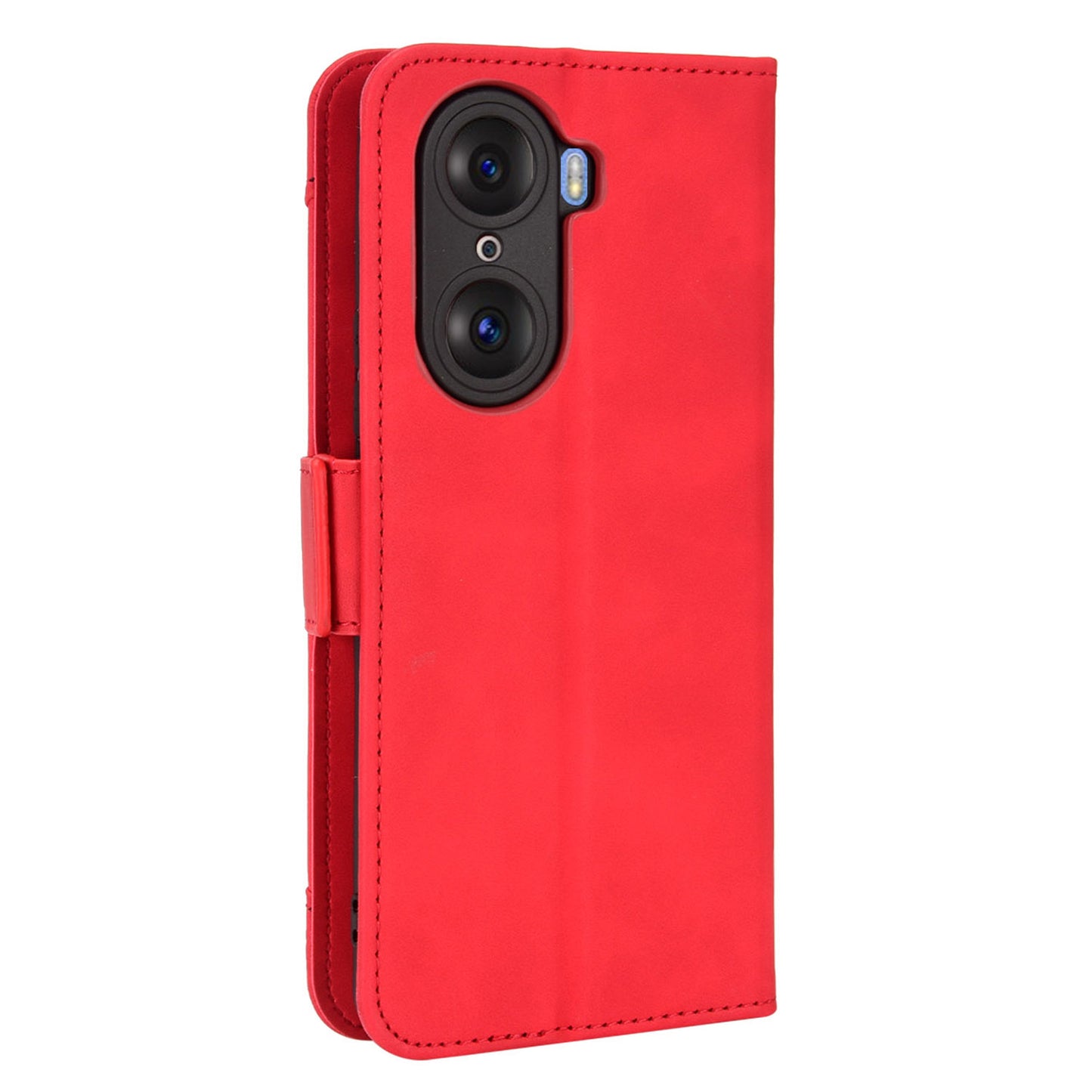 For Honor 60 Multiple Card Slots Smartphone Case Wallet Stand PU Leather Magnetic Flip Phone Cover