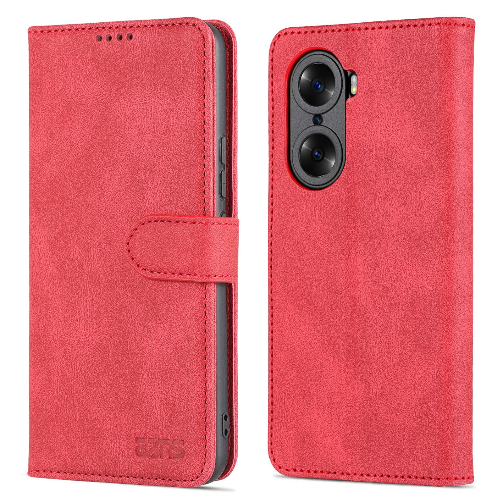 AZNS Wallet Phone Case for Honor 60 Pro, Supporting Stand Magnetic Mobile PU Leather Phone Flip Cover