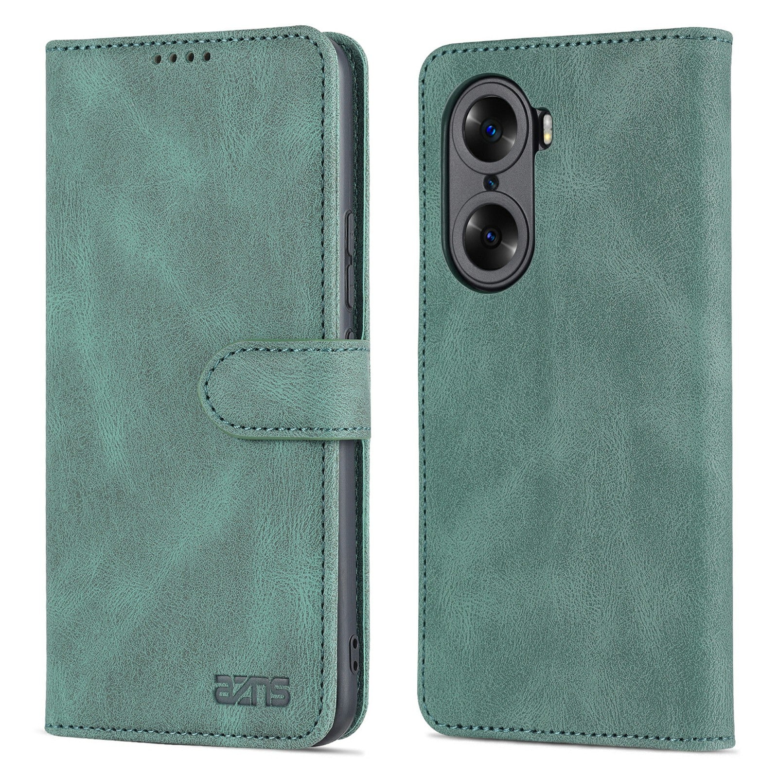 AZNS Wallet Phone Case for Honor 60 Pro, Supporting Stand Magnetic Mobile PU Leather Phone Flip Cover