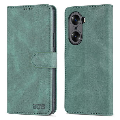AZNS Wallet Phone Case for Honor 60 Pro, Supporting Stand Magnetic Mobile PU Leather Phone Flip Cover