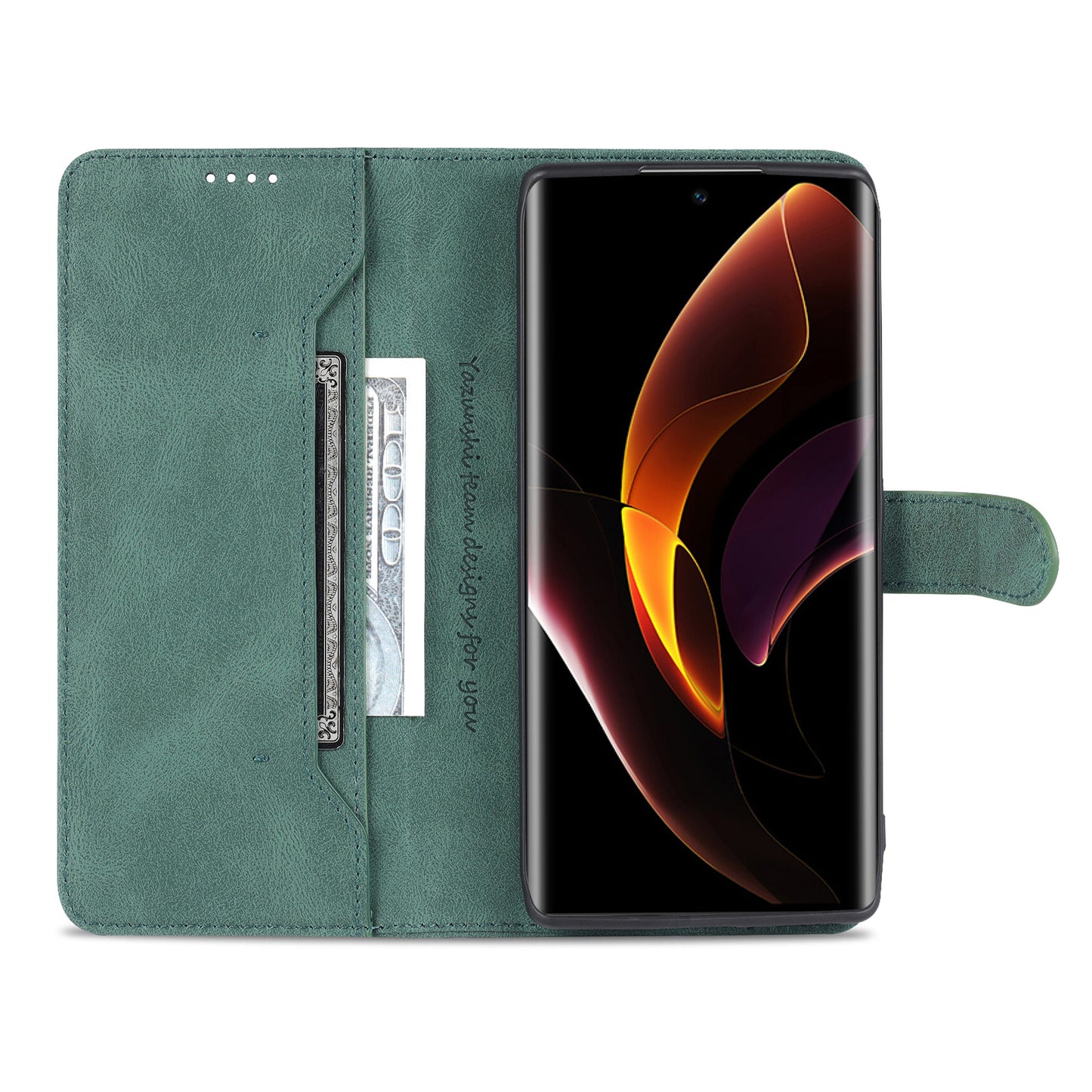 AZNS Wallet Phone Case for Honor 60 Pro, Supporting Stand Magnetic Mobile PU Leather Phone Flip Cover