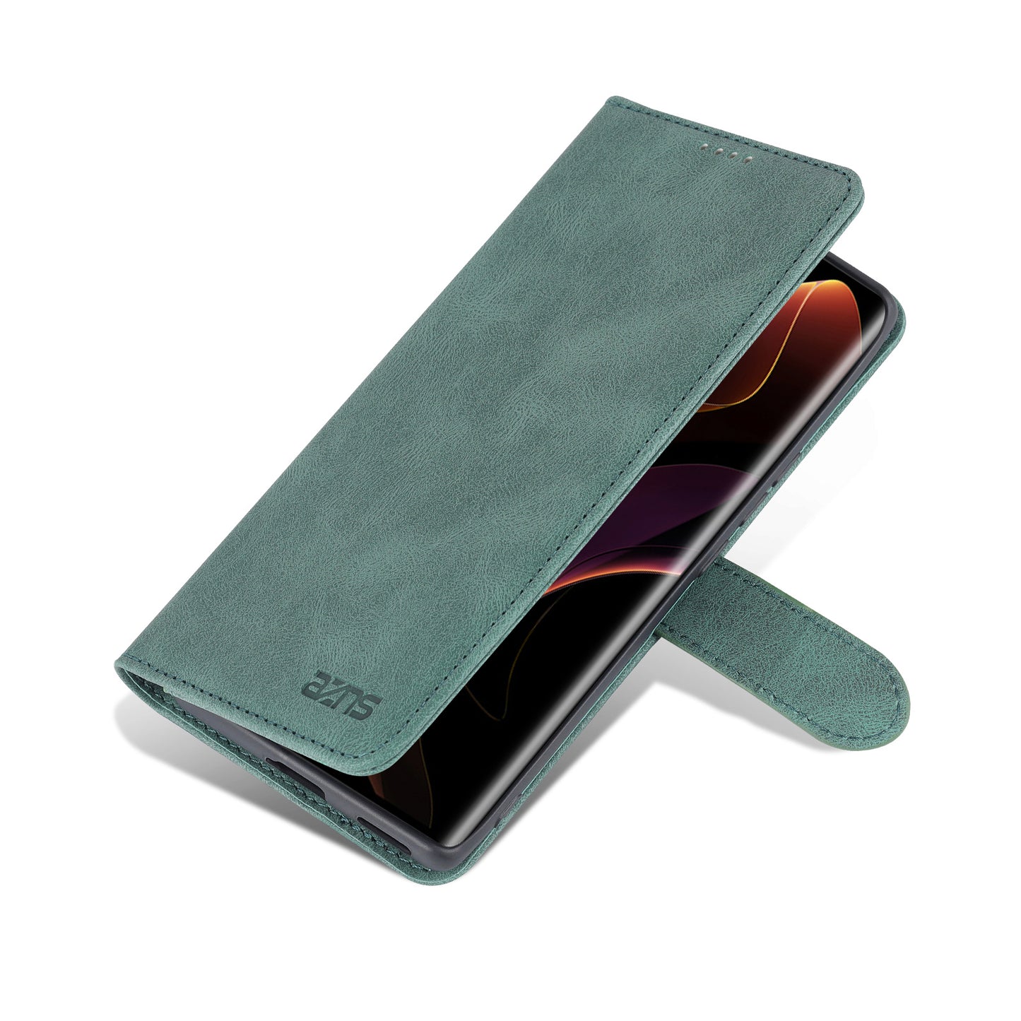 AZNS Wallet Phone Case for Honor 60 Pro, Supporting Stand Magnetic Mobile PU Leather Phone Flip Cover