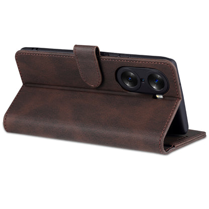 AZNS Wallet Phone Case for Honor 60 Pro, Supporting Stand Magnetic Mobile PU Leather Phone Flip Cover