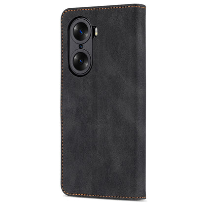 AZNS PU Leather Phone Cse for Honor 60 Wallet Folding Stand Magnetic Shockproof Flip Cover