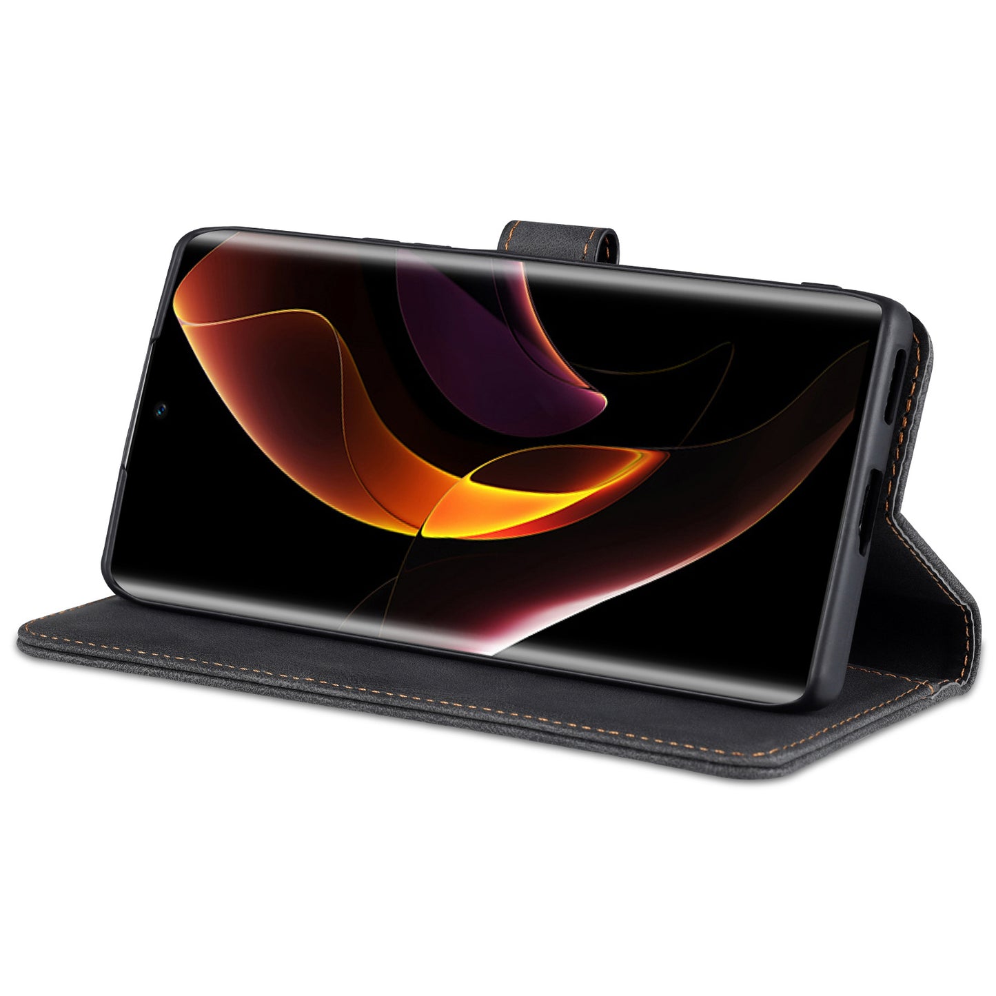AZNS PU Leather Phone Cse for Honor 60 Wallet Folding Stand Magnetic Shockproof Flip Cover