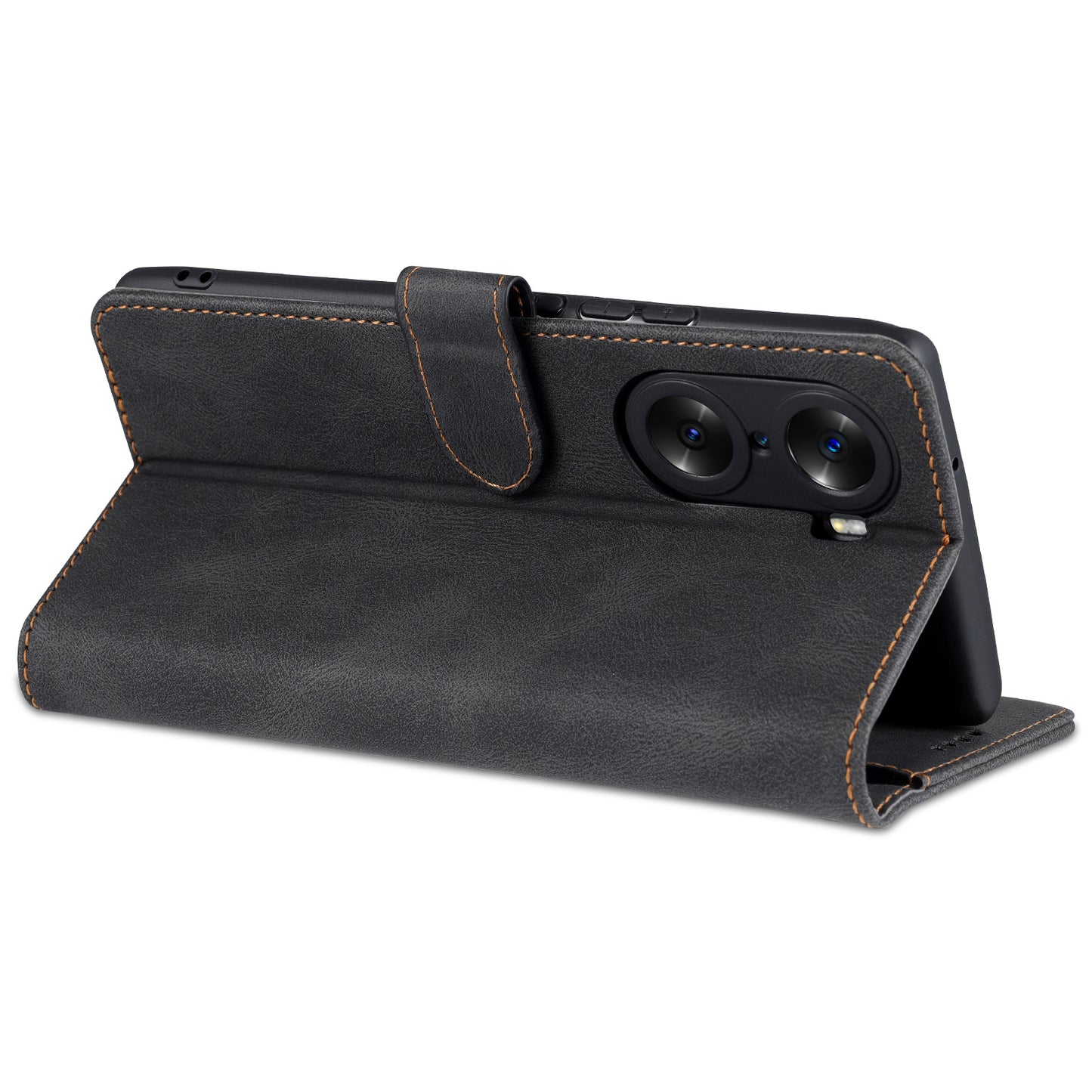 AZNS PU Leather Phone Cse for Honor 60 Wallet Folding Stand Magnetic Shockproof Flip Cover
