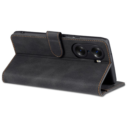 AZNS PU Leather Phone Cse for Honor 60 Wallet Folding Stand Magnetic Shockproof Flip Cover