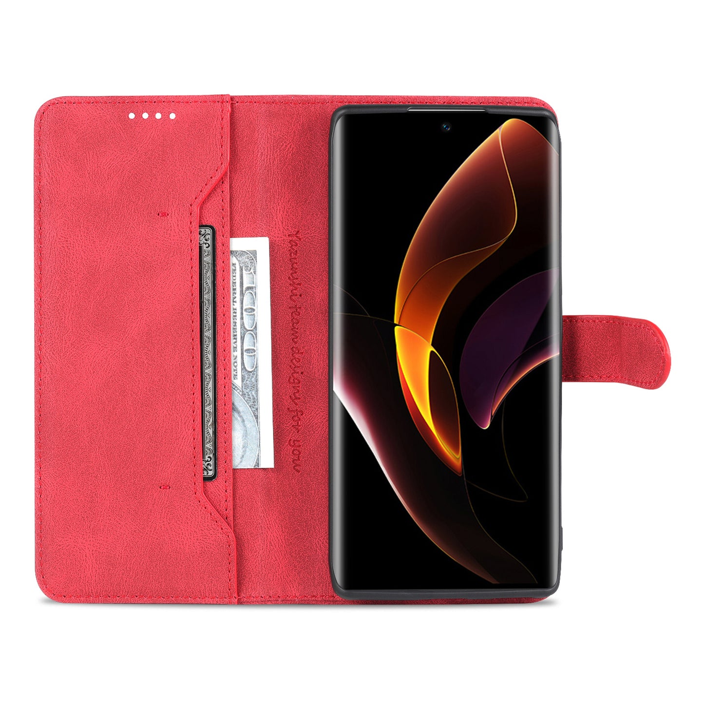 AZNS PU Leather Phone Cse for Honor 60 Wallet Folding Stand Magnetic Shockproof Flip Cover