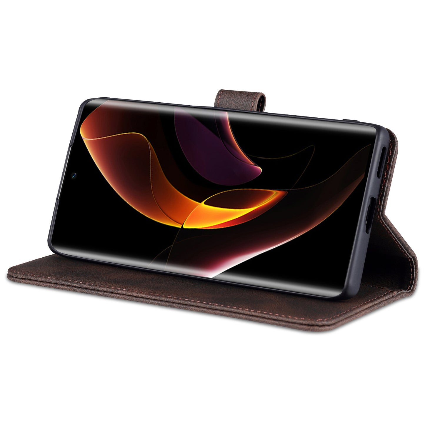 AZNS PU Leather Phone Cse for Honor 60 Wallet Folding Stand Magnetic Shockproof Flip Cover