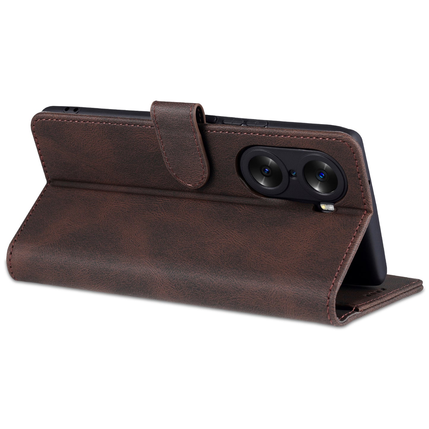 AZNS PU Leather Phone Cse for Honor 60 Wallet Folding Stand Magnetic Shockproof Flip Cover