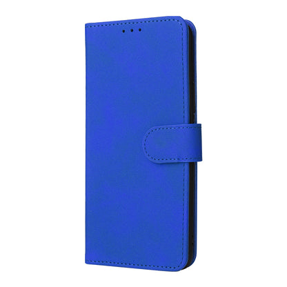 For Honor X7 Flip Wallet Phone Case Skin-touch Feeling Leather Stand Function TPU Inner Shell Shockproof Cover with Strap