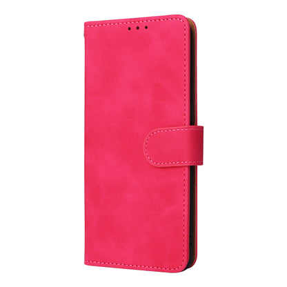 For Honor X8 Skin-touch Feeling Wallet Phone Case Flip Folio PU Leather Folding Stand Cover with Strap