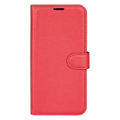 For Honor X8 Litchi Texture PU Leather Wallet Mobile Phone Case Stand Function Drop-proof Phone Cover