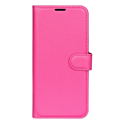 For Honor X8 Litchi Texture PU Leather Wallet Mobile Phone Case Stand Function Drop-proof Phone Cover