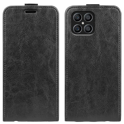 For Honor X8 Crazy Horse Texture Vertical Flip PU Leather Case Mobile Phone Shell with Card Holder