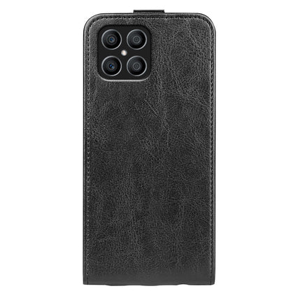 For Honor X8 Crazy Horse Texture Vertical Flip PU Leather Case Mobile Phone Shell with Card Holder