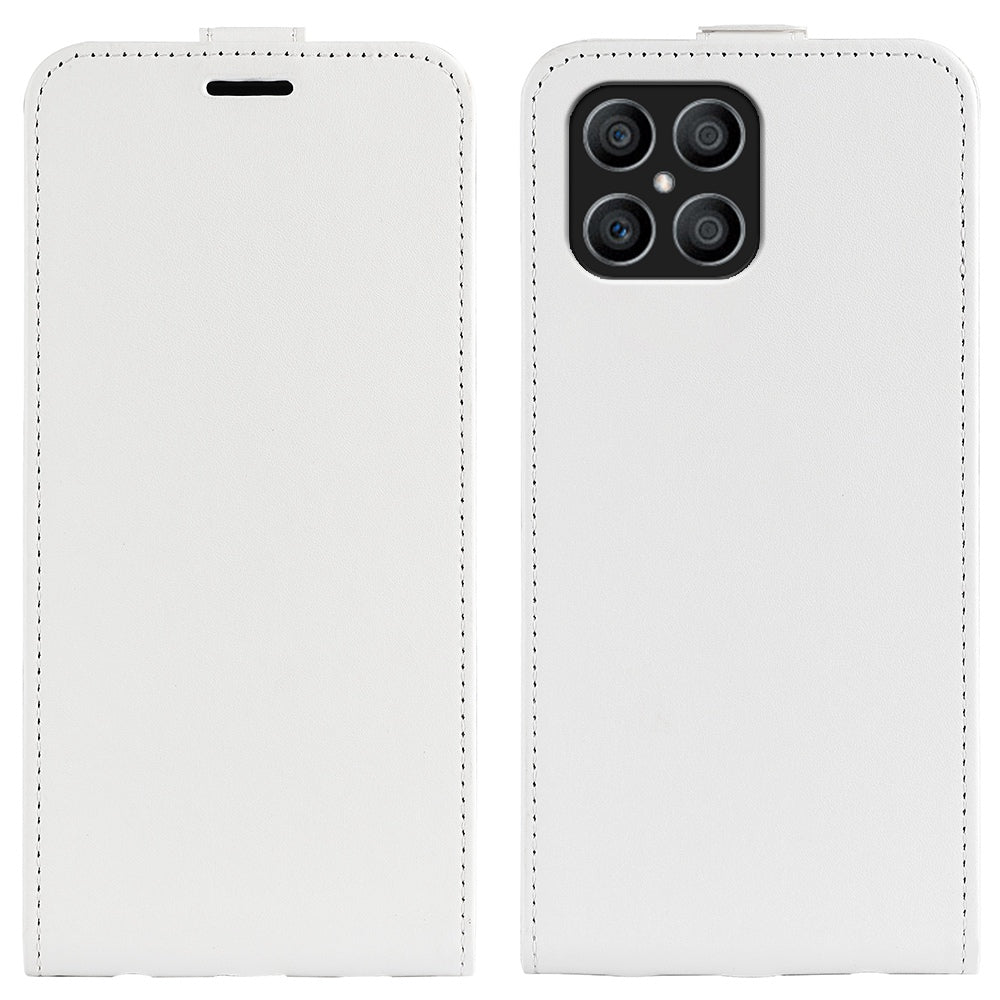 For Honor X8 Crazy Horse Texture Vertical Flip PU Leather Case Mobile Phone Shell with Card Holder
