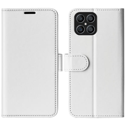 For Honor X8 Crazy Horse Texture Cell Phone Cover Folio Flip Leather Wallet Stand Protective Case