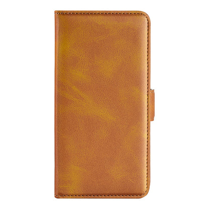 For Honor X8 Textured PU Leather Phone Case Foldable Stand Wallet Function Protective Cover