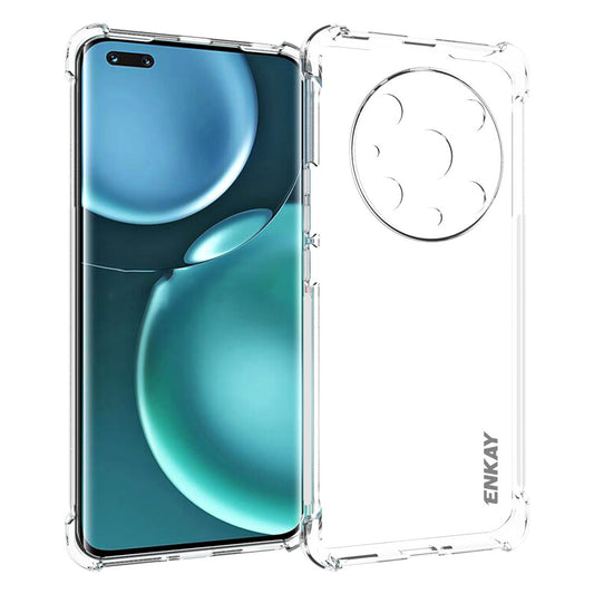 ENKAY HAT PRINCE Clear Case for Honor Magic4 Pro, Reinforced Corners Scratch Resistant TPU Phone Protector with Anti-slip Strip