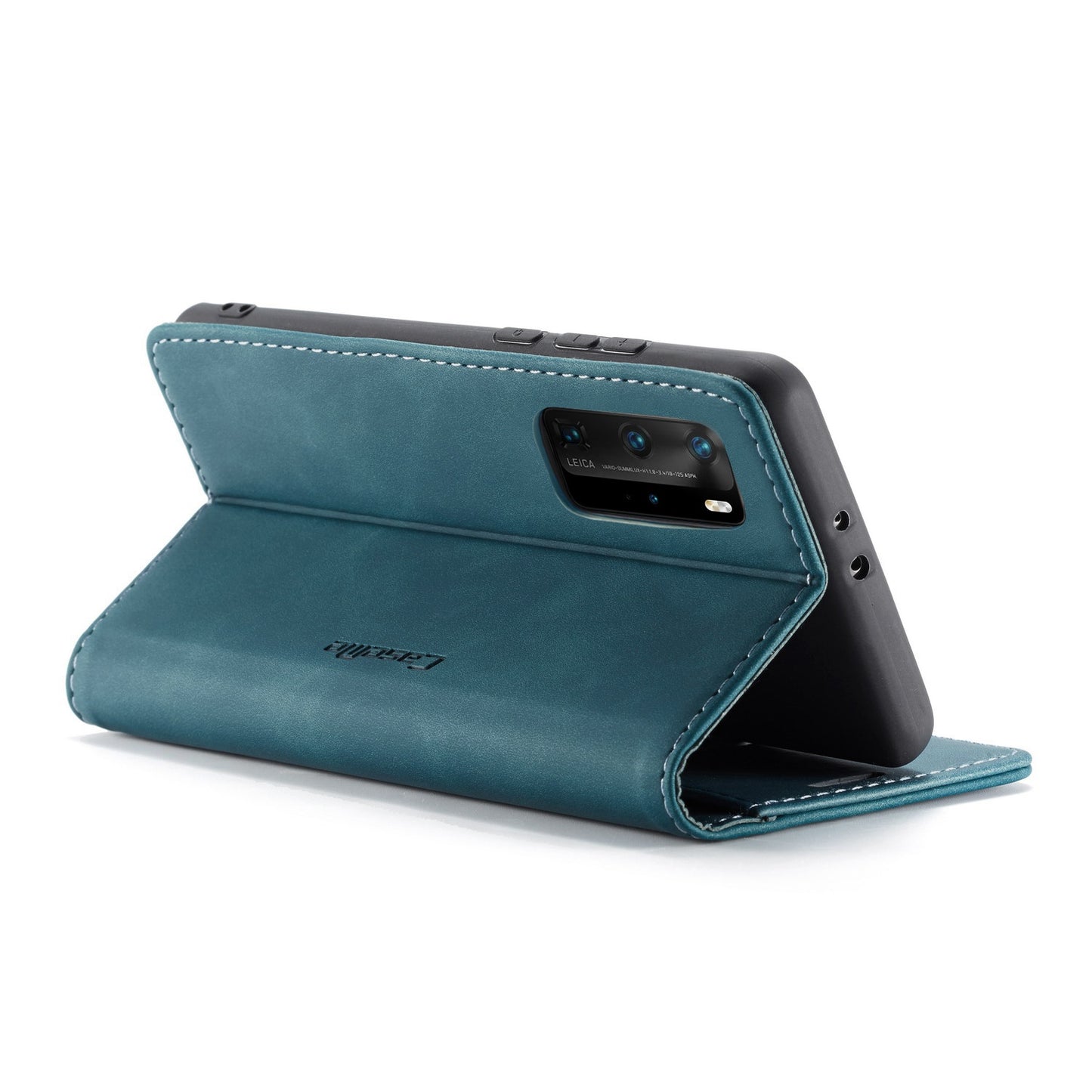 CASEME 013 Series for Huawei P40 Pro Foldable Stand PU Leather Cover Wallet Phone Case