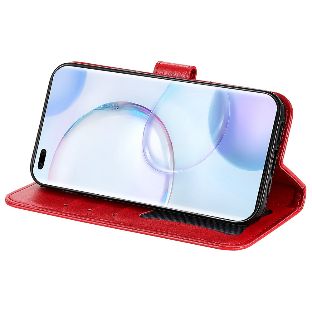 For Huawei nova 9 Pro/Honor 50 Pro Wallet Style Full Coverage Case Flower Imprinting Magnetic Closing Leather Phone Shell with Stand