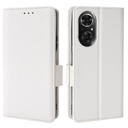 For Huawei nova 9 SE/Honor 50 SE Litchi Texture PU Leather Flip Folio Cover Wallet Design Stand Magnetic Protective Phone Case