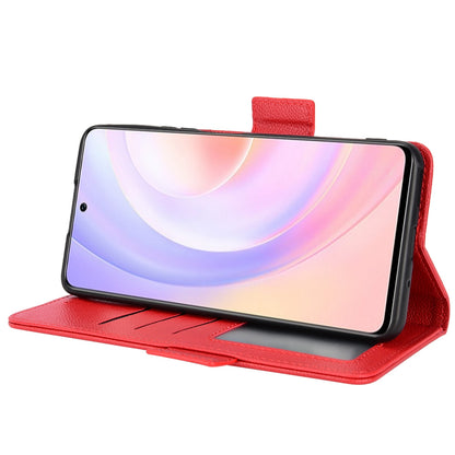 For Huawei nova 9 SE/Honor 50 SE Litchi Texture PU Leather Flip Folio Cover Wallet Design Stand Magnetic Protective Phone Case
