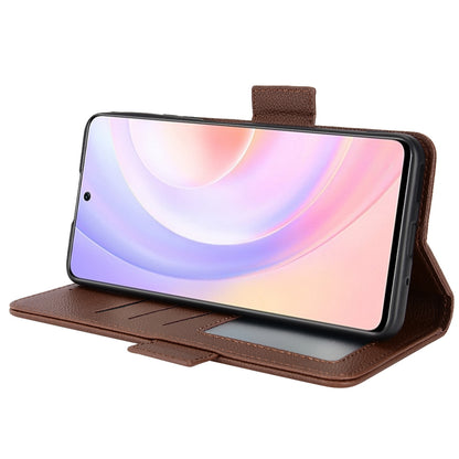 For Huawei nova 9 SE/Honor 50 SE Litchi Texture PU Leather Flip Folio Cover Wallet Design Stand Magnetic Protective Phone Case