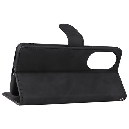 Skin-touch Feeling Phone Case for Huawei nova 9 SE, Anti-scratch PU Leather + TPU Stand Wallet Shell