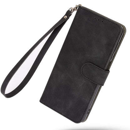 Skin-touch Feeling Phone Case for Huawei nova 9 SE, Anti-scratch PU Leather + TPU Stand Wallet Shell