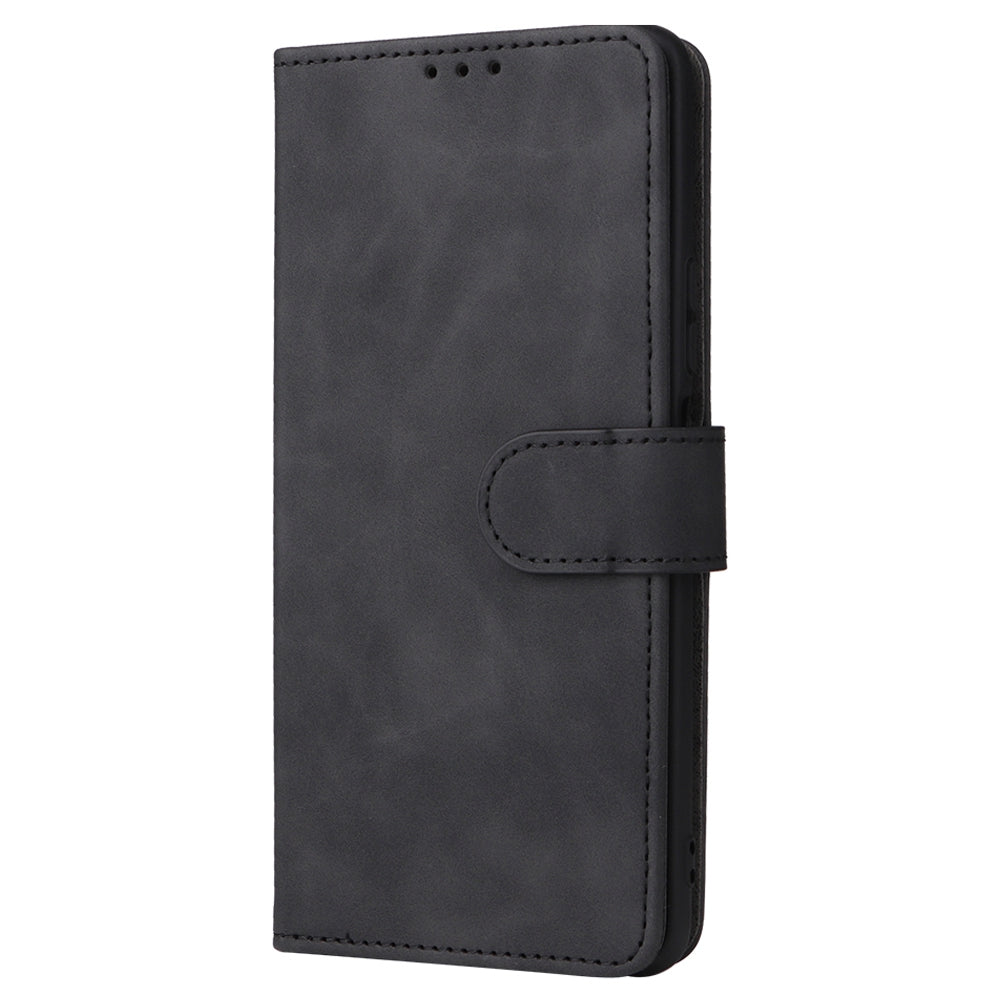 Skin-touch Feeling Phone Case for Huawei nova 9 SE, Anti-scratch PU Leather + TPU Stand Wallet Shell