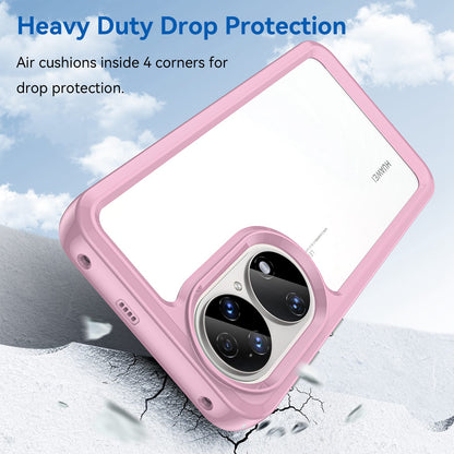 For Honor P50/P50E TPU + Acrylic Hybrid Case Independent PC Buttons Anti-dust Mobile Phone Shell