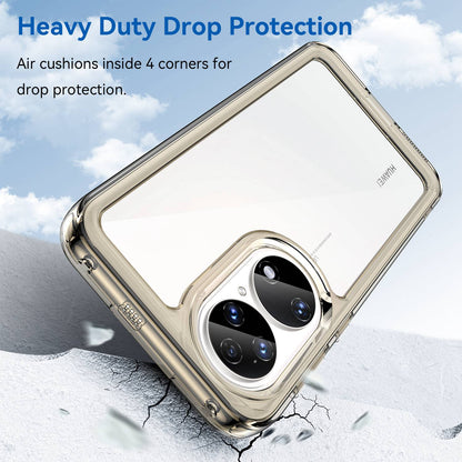 For Honor P50/P50E TPU + Acrylic Hybrid Case Independent PC Buttons Anti-dust Mobile Phone Shell