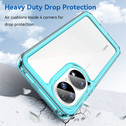 For Honor P50/P50E TPU + Acrylic Hybrid Case Independent PC Buttons Anti-dust Mobile Phone Shell