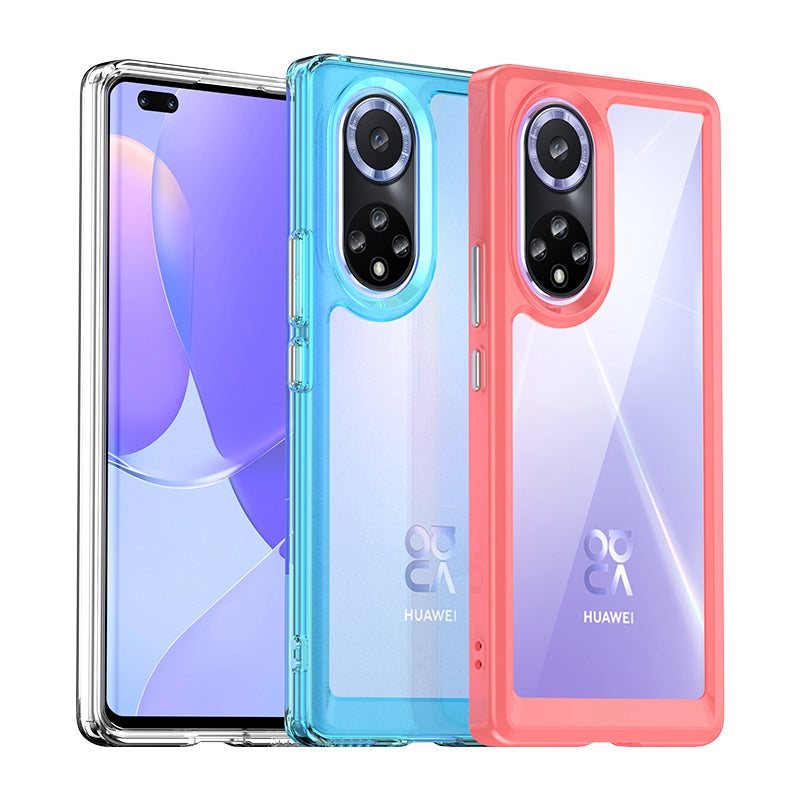 For Honor 50/Huawei nova 9 TPU + Acrylic Hybrid Wear-resistant Case Independent Buttons Anti-dirt Phone Shell