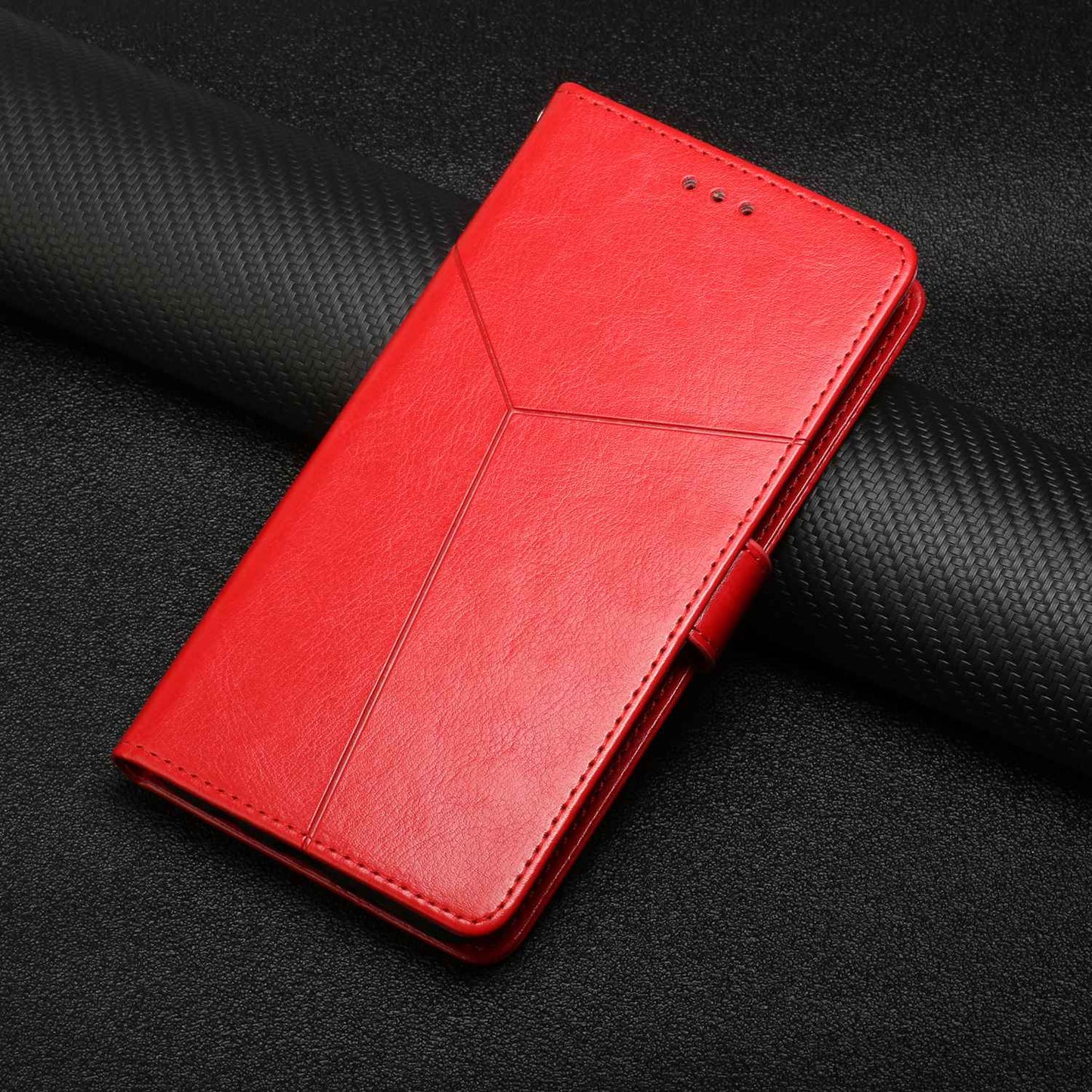 HT01 For Honor Magic 4 Lite 5G Cell Phone Cover Bag PU Leather Y-Shaped Lines Imprinting Wallet Stand Phone Case