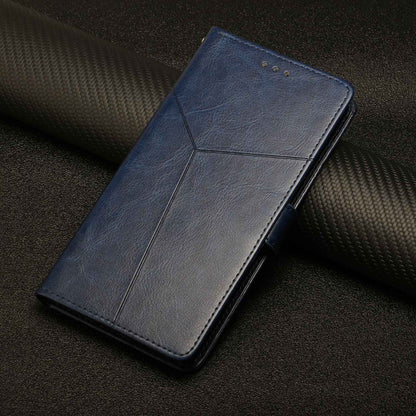 HT01 For Honor Magic 4 Lite 5G Cell Phone Cover Bag PU Leather Y-Shaped Lines Imprinting Wallet Stand Phone Case