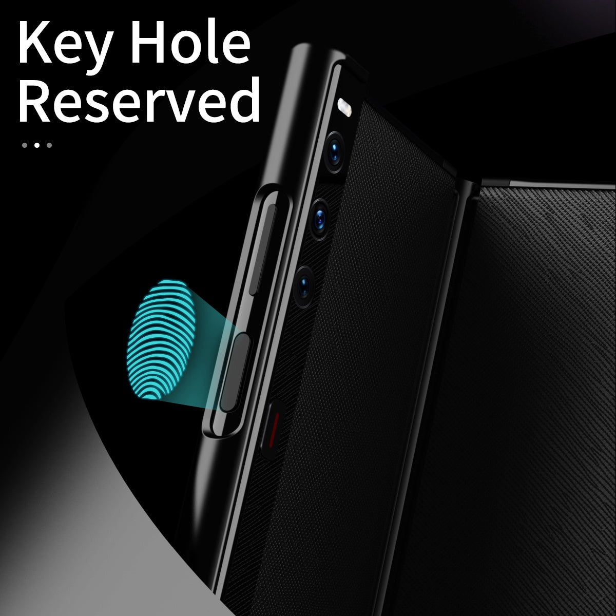 For Huawei Mate Xs 2 Bumper Frame Cover Scratch-Resistant PC +TPU Raised Edge Protection Folding Case