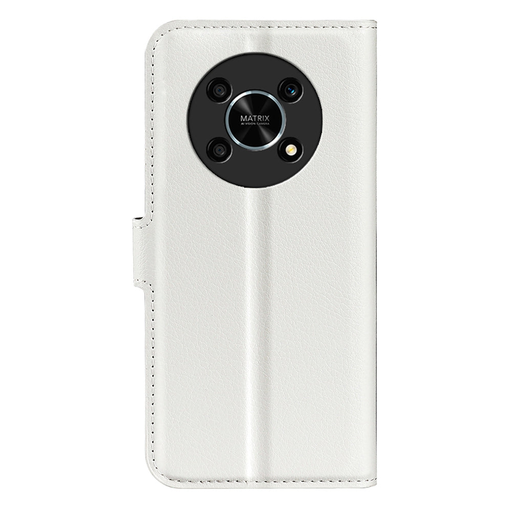 For Honor X30/Magic 4 Lite 5G Litchi Texture Phone Case Foldable Stand PU Leather Wallet Soft Shell Mobile Phone Cover