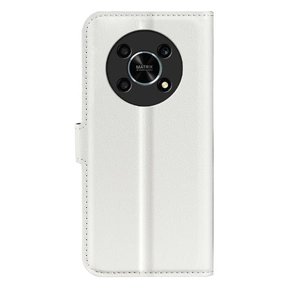 For Honor X30/Magic 4 Lite 5G Litchi Texture Phone Case Foldable Stand PU Leather Wallet Soft Shell Mobile Phone Cover