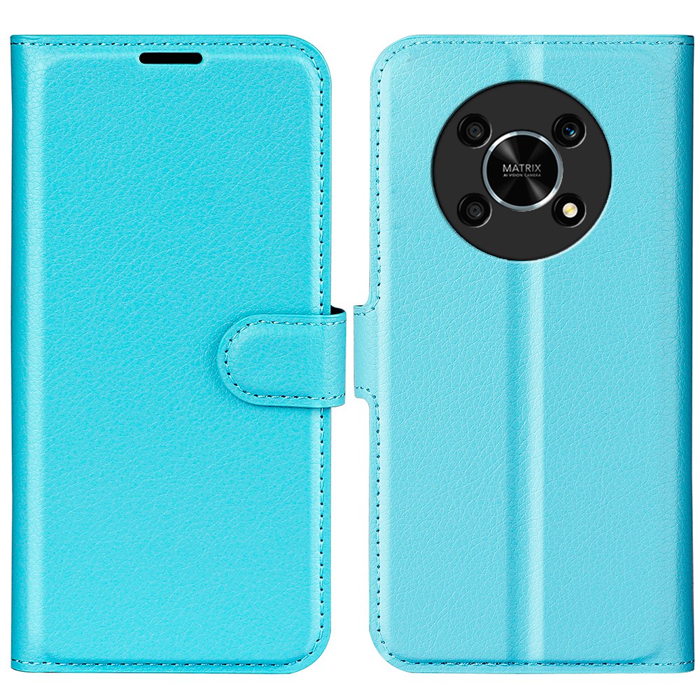 For Honor X30/Magic 4 Lite 5G Litchi Texture Phone Case Foldable Stand PU Leather Wallet Soft Shell Mobile Phone Cover