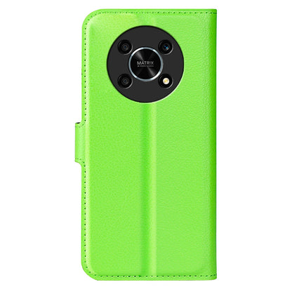 For Honor X30/Magic 4 Lite 5G Litchi Texture Phone Case Foldable Stand PU Leather Wallet Soft Shell Mobile Phone Cover