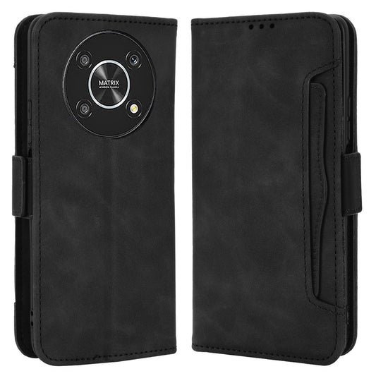 For Honor X9 4G/5G/Magic4 Lite 4G/5G/X30 5G PU Leather Flip Stand Case Magnetic Closure Multi-Card Slot Holder Wallet Cover
