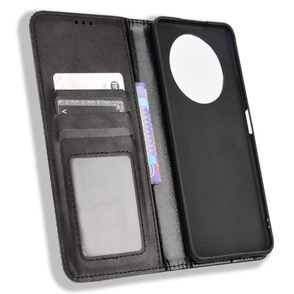 For Honor X9 4G/5G/Magic4 Lite 4G/5G/X30 5G Retro Series Wallet Case PU Leather Magnetic Auto Closing Stand Flip Folio Phone Cover