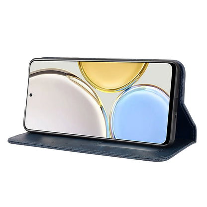 For Honor X9 4G/5G/Magic4 Lite 4G/5G/X30 5G Retro Series Wallet Case PU Leather Magnetic Auto Closing Stand Flip Folio Phone Cover