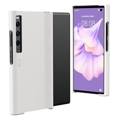 For Huawei Mate Xs 2 PU Leather Hard PC Shockproof Cover Stand Anti-Fall Folding Protective Phone Case
